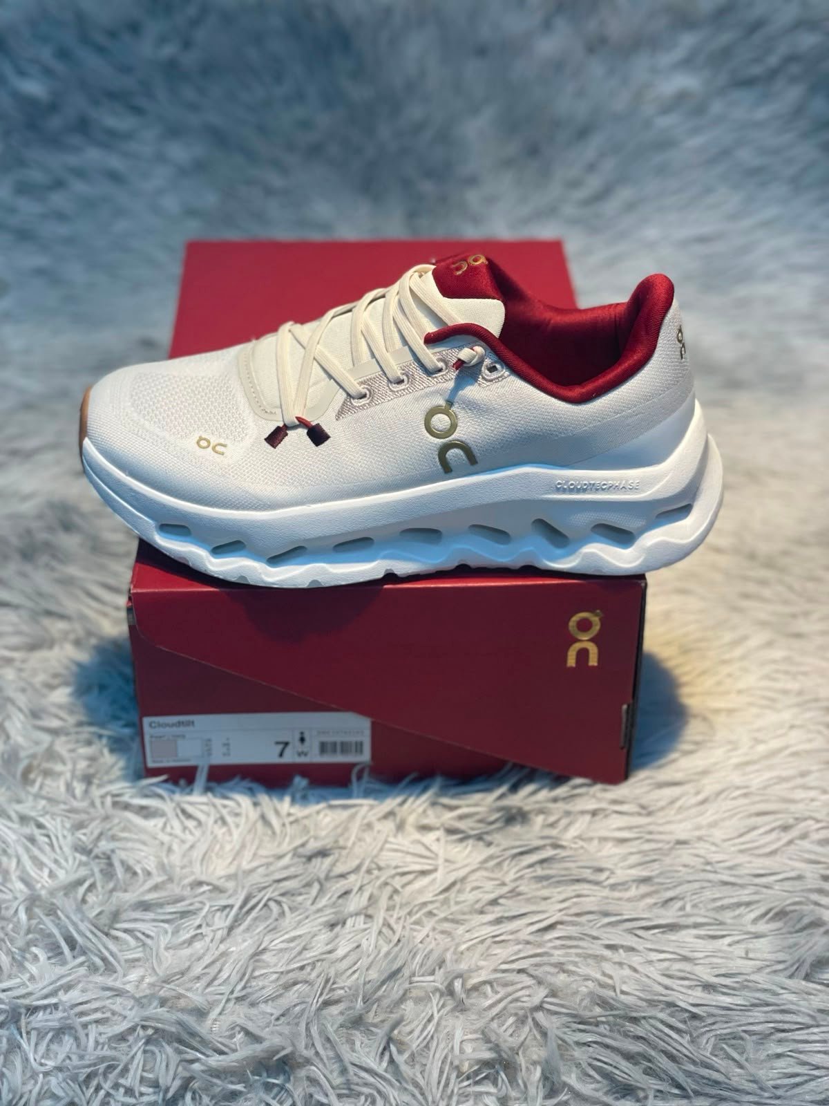 Cloudtilt Sneakers Bordeaux White