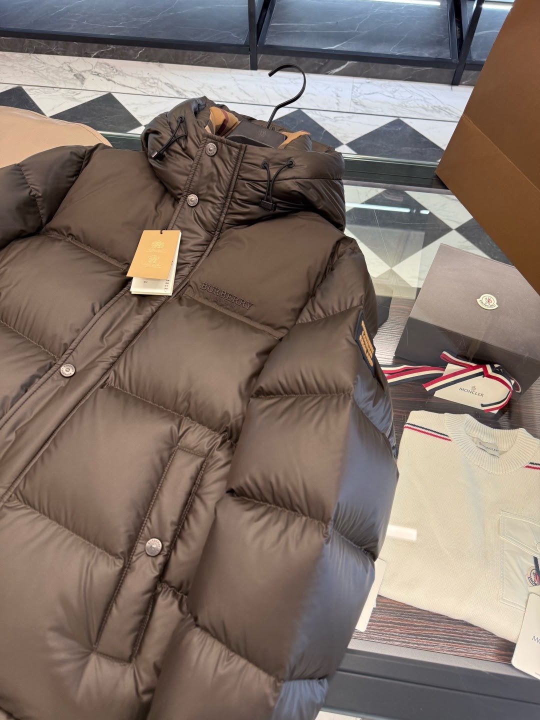 Puffer Jacket Brown