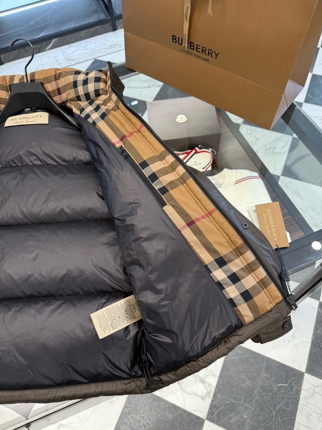 Puffer Jacket Brown