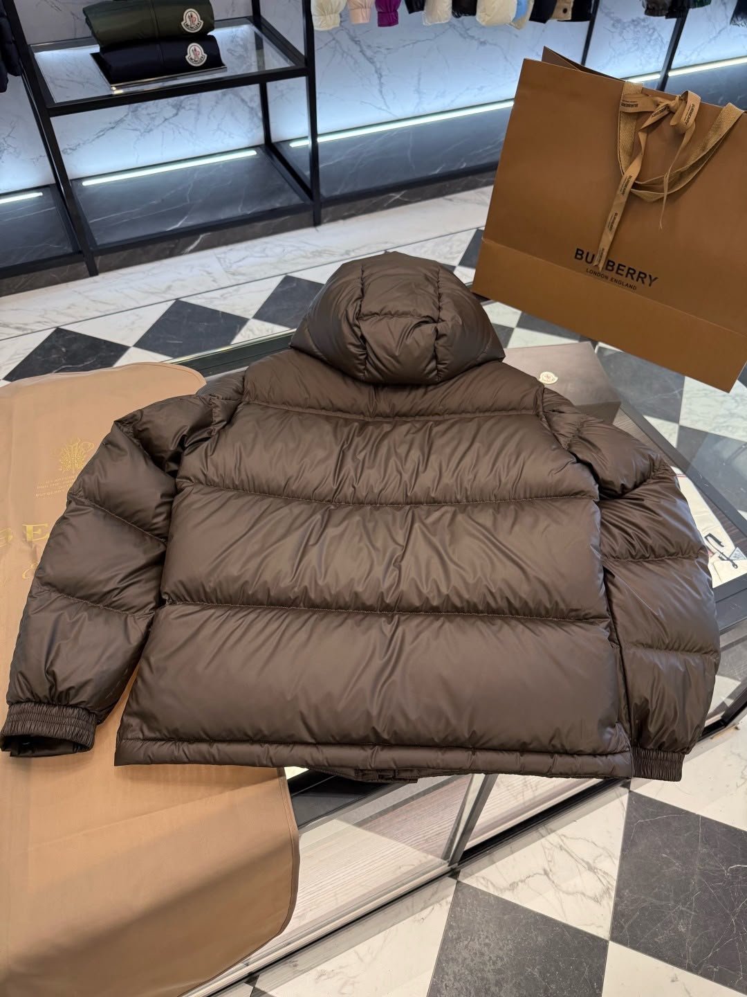 Puffer Jacket Brown