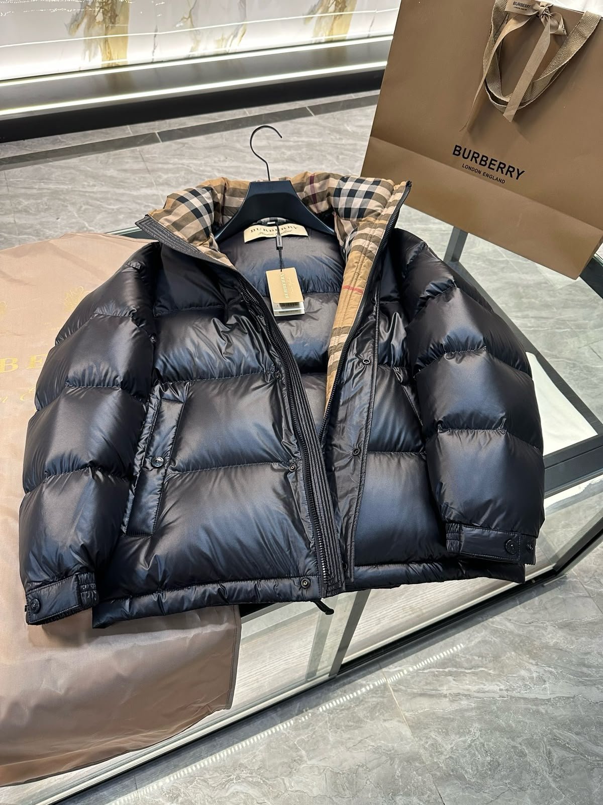 Puffer Jacket Black