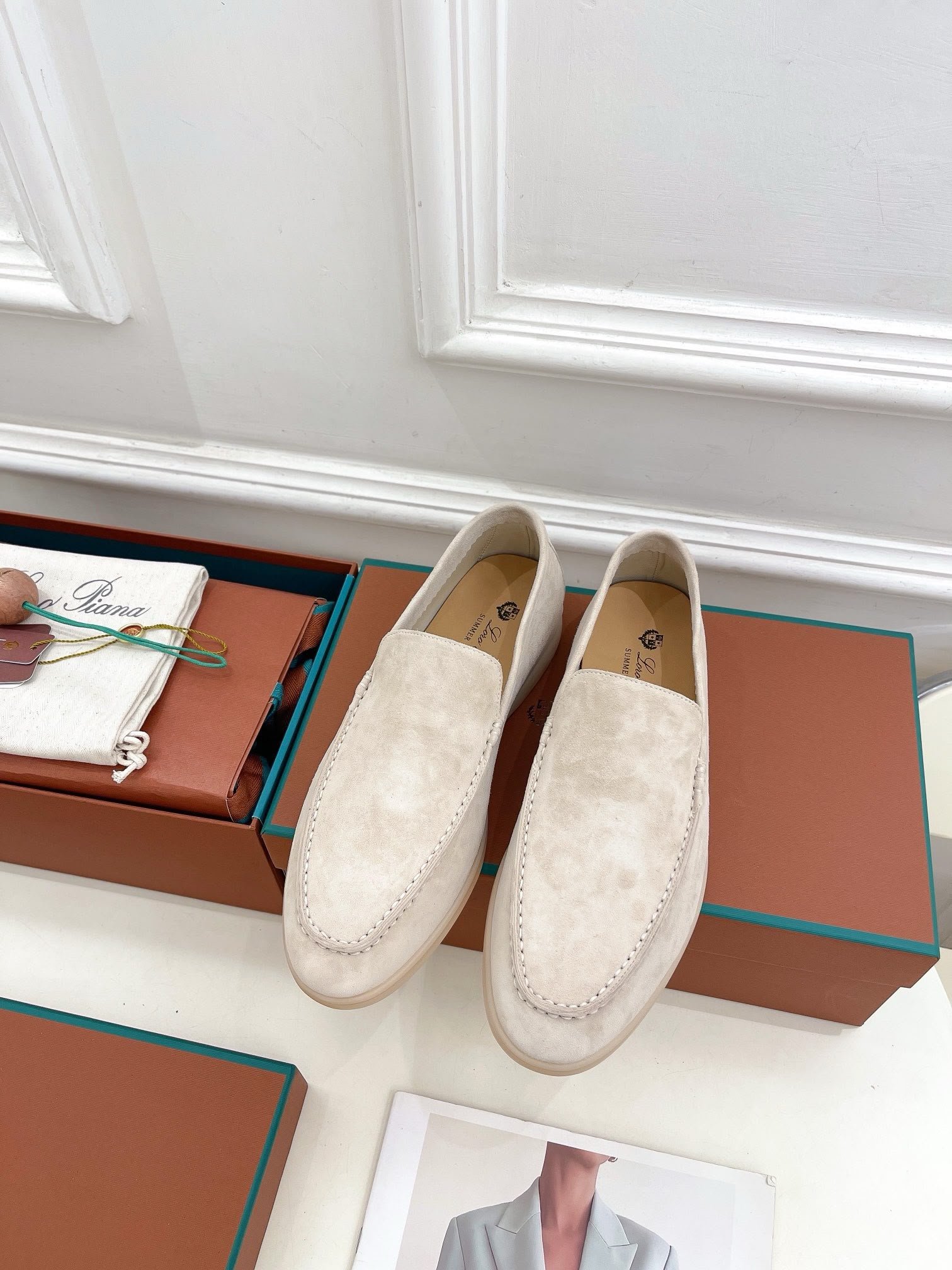 Summer Walk Loafers White Sand