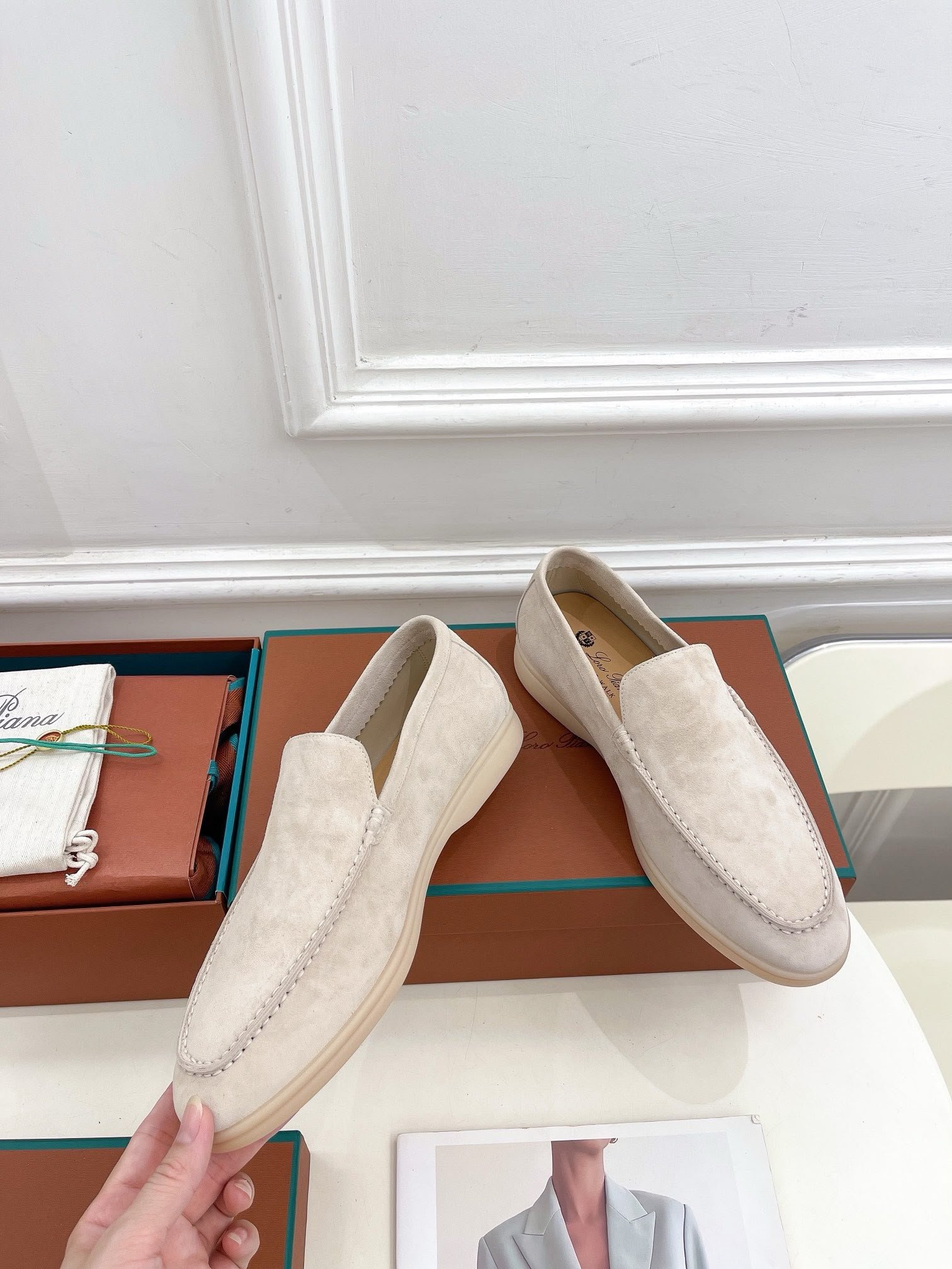 Summer Walk Loafers White Sand