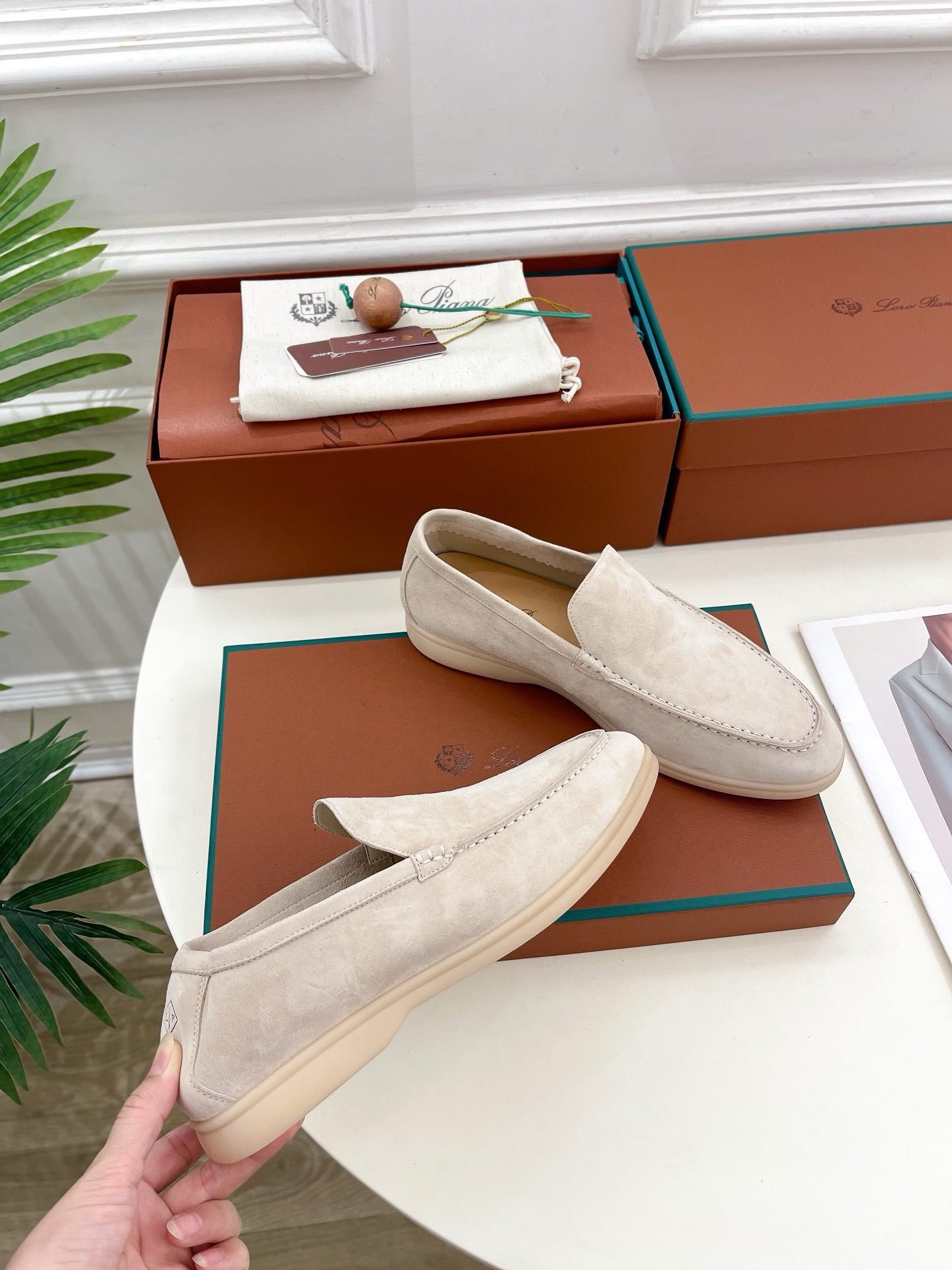 Summer Walk Loafers White Sand