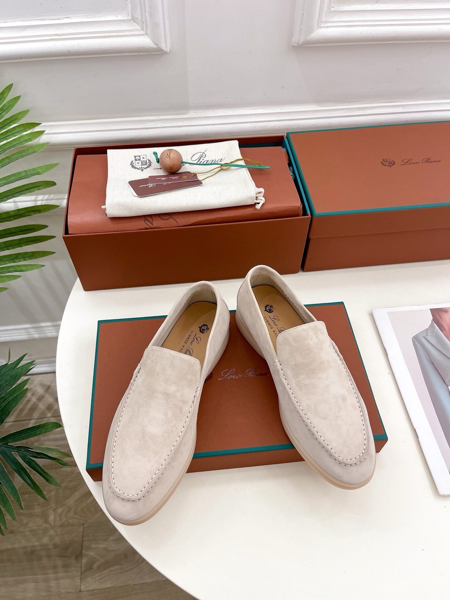 Summer Walk Loafers White Sand