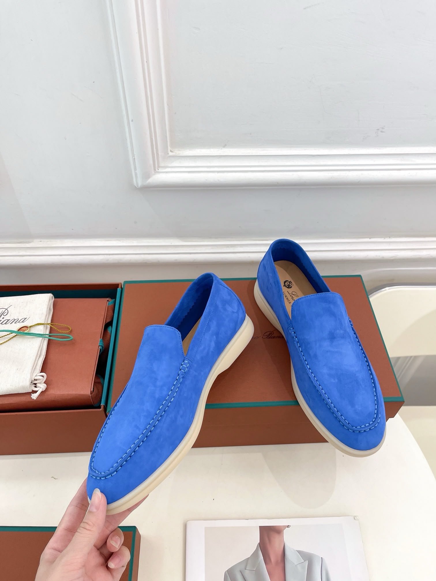 Summer Walk Loafers Blue