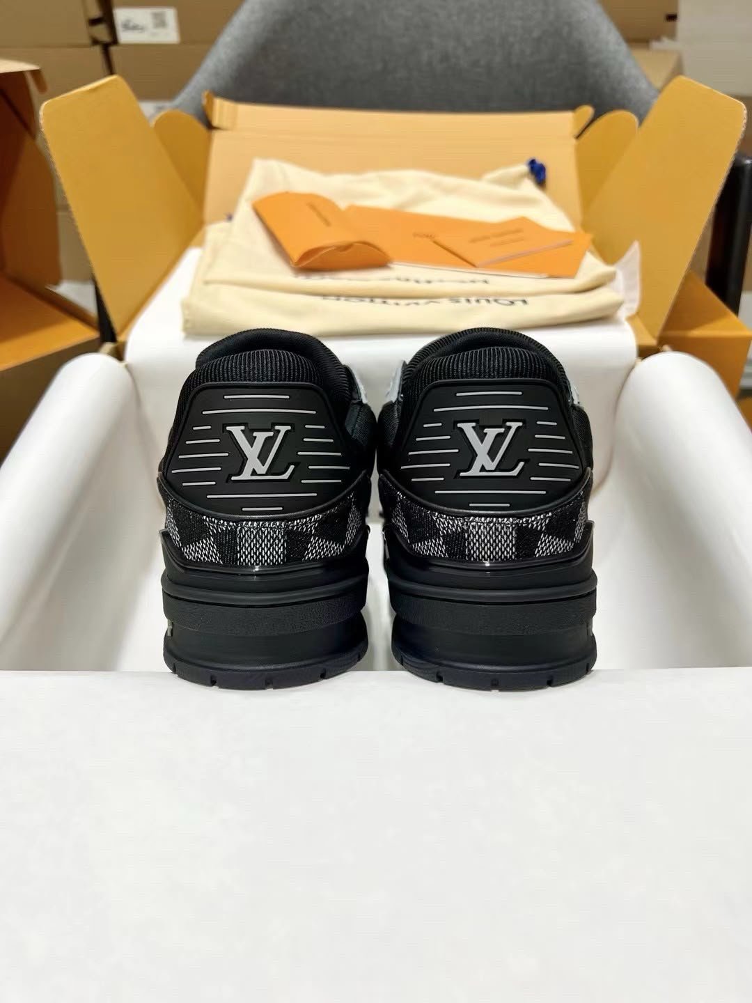 Trainer Sneakers Black Dark Grey