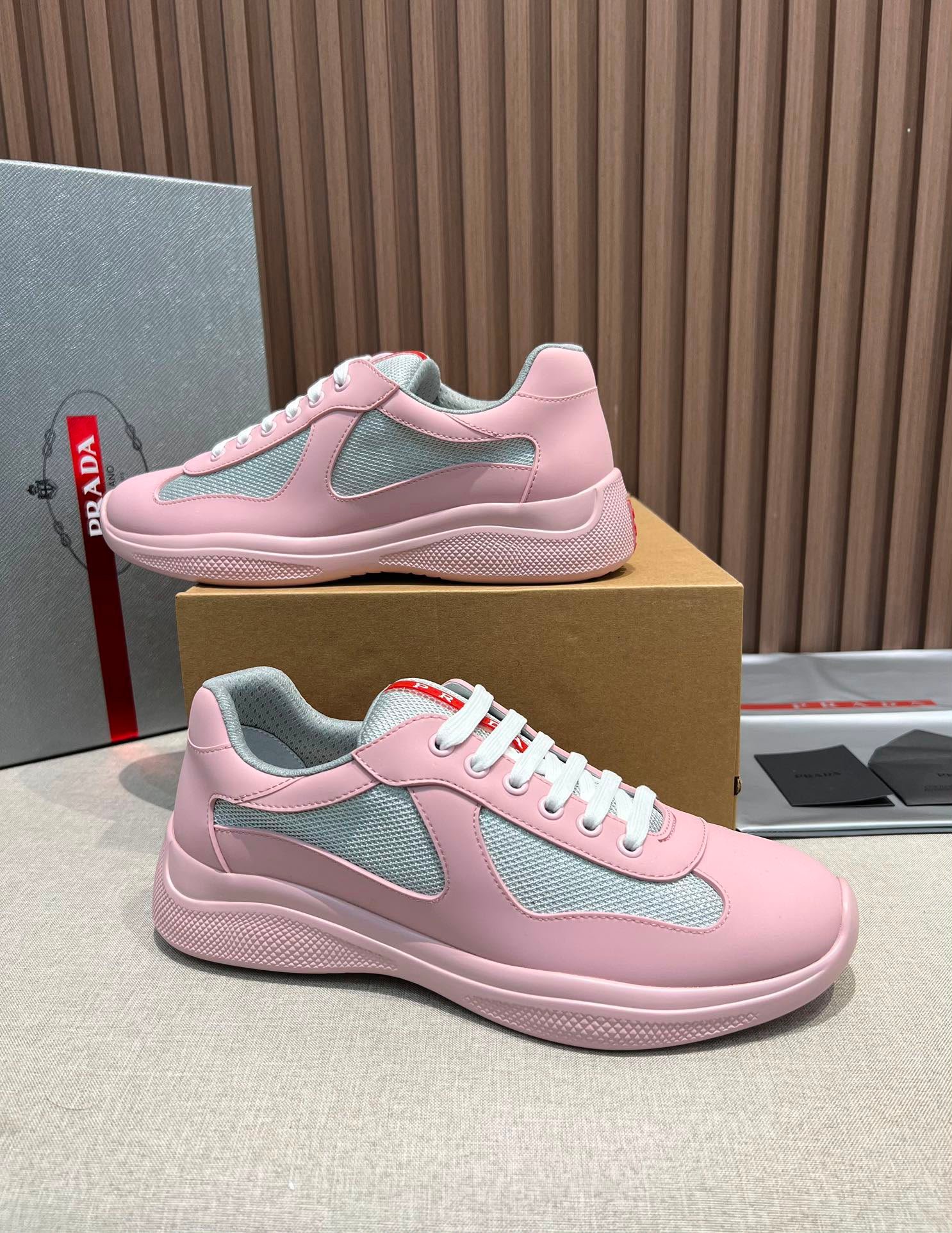 America's Cup Sneakers Grey Pink
