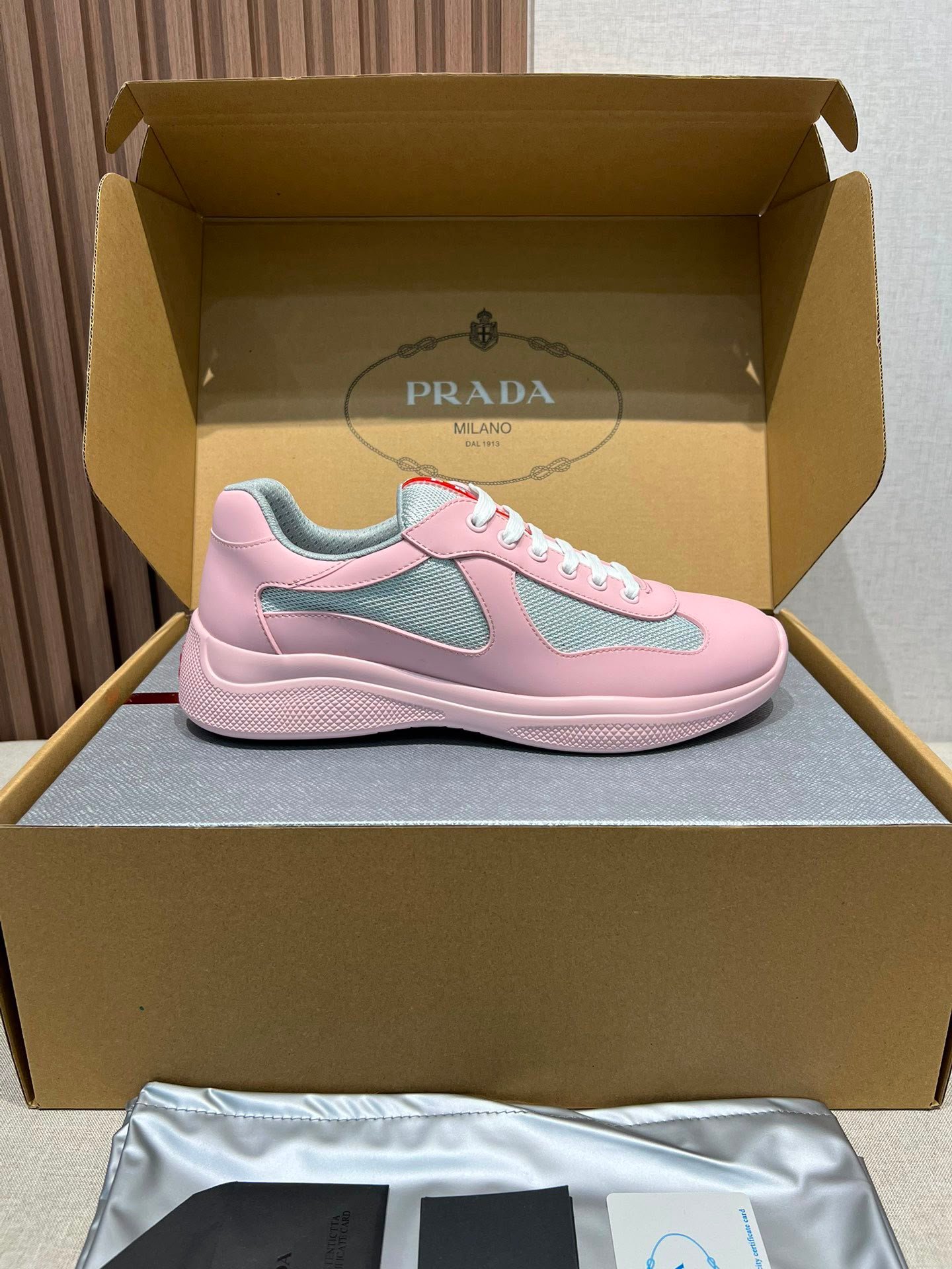 America's Cup Sneakers Grey Pink