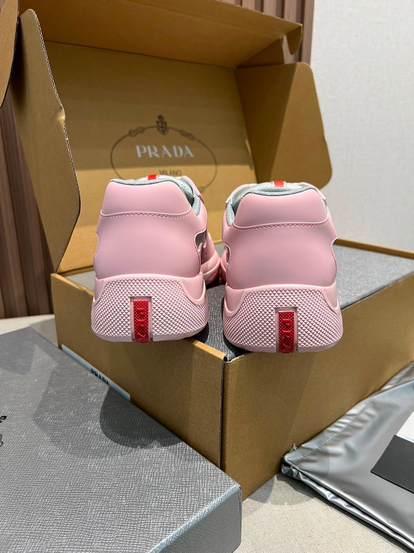 America's Cup Sneakers Grey Pink