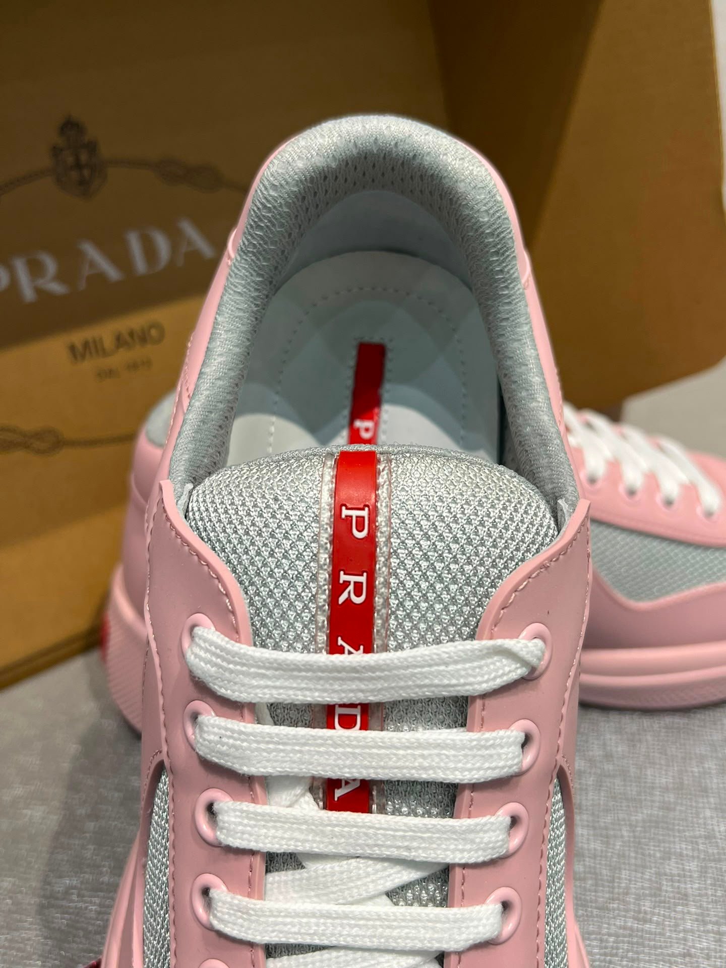America's Cup Sneakers Grey Pink