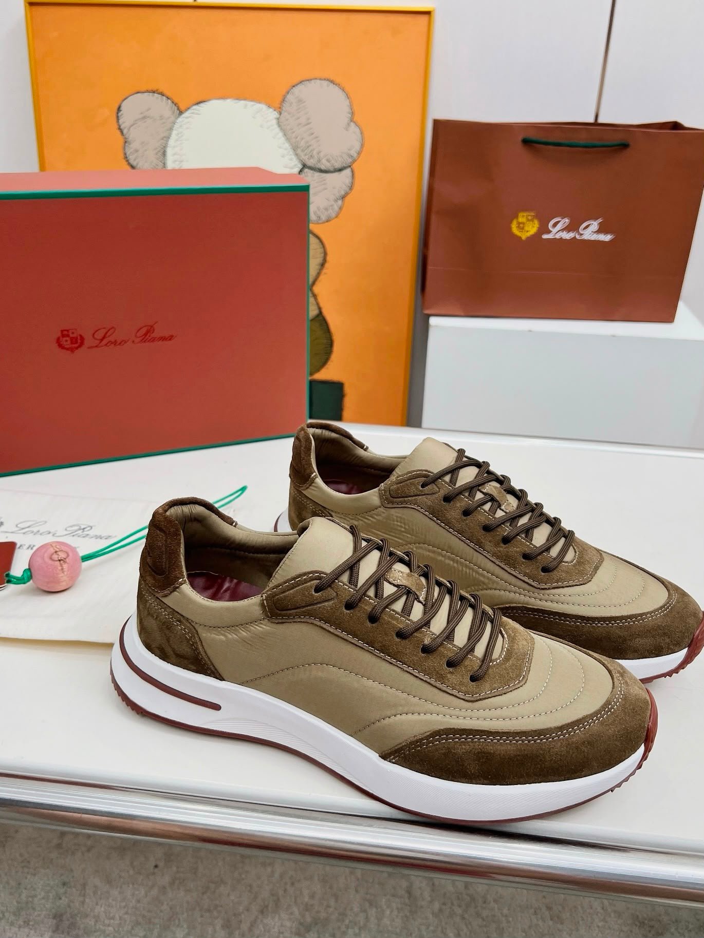 Week End Walk Sneakers Beige Brown