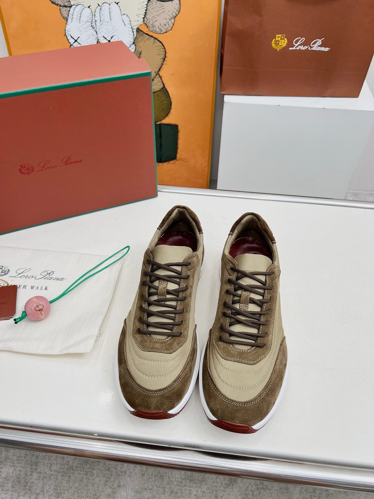 Week End Walk Sneakers Beige Brown