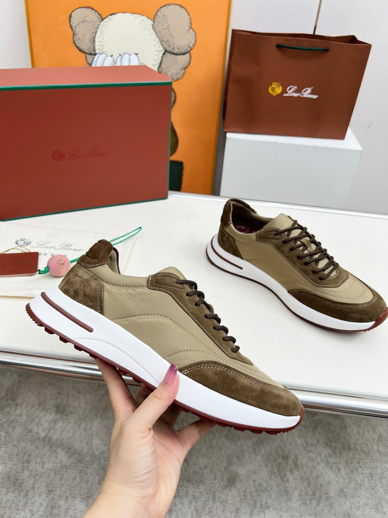 Week End Walk Sneakers Beige Brown