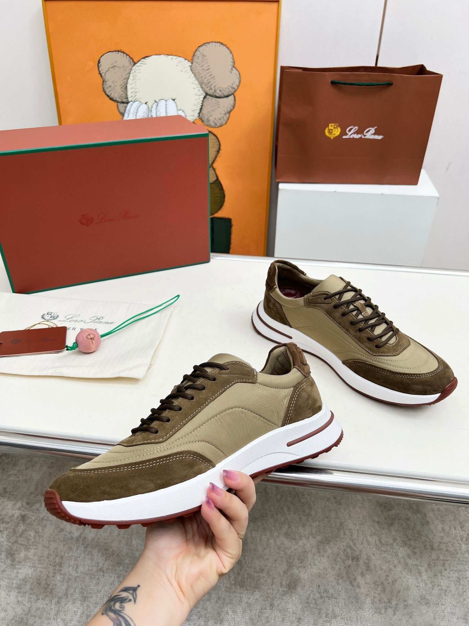 Week End Walk Sneakers Beige Brown