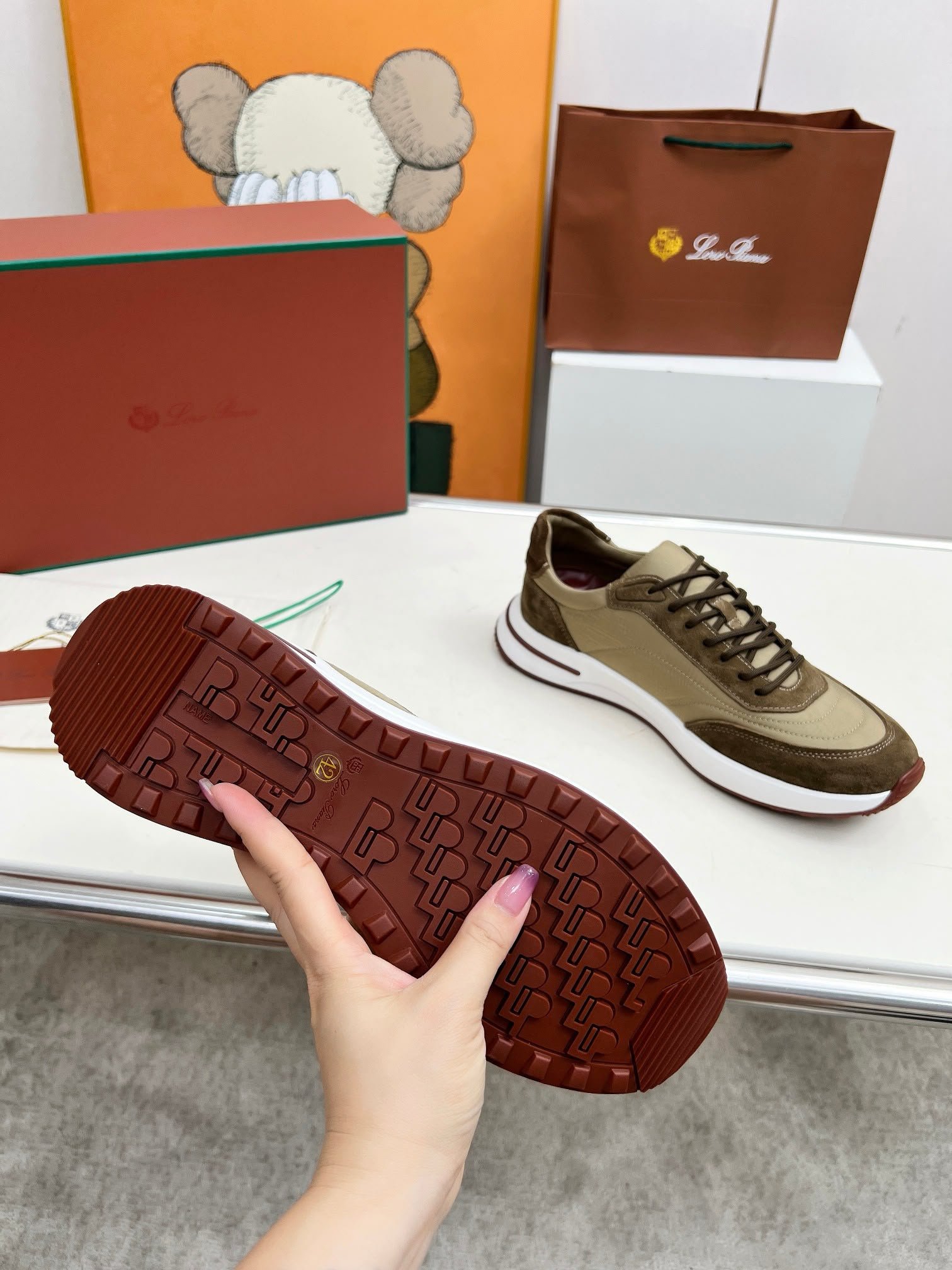 Week End Walk Sneakers Beige Brown