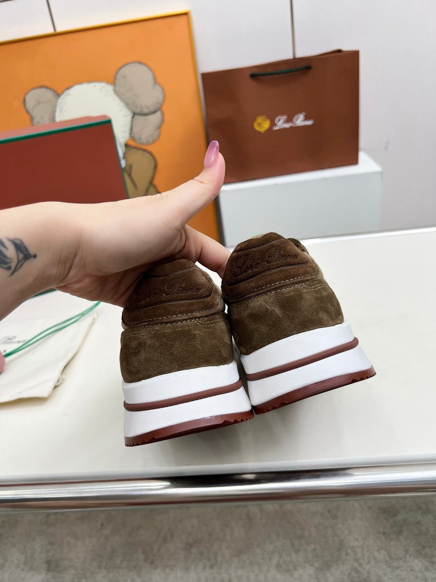 Week End Walk Sneakers Beige Brown